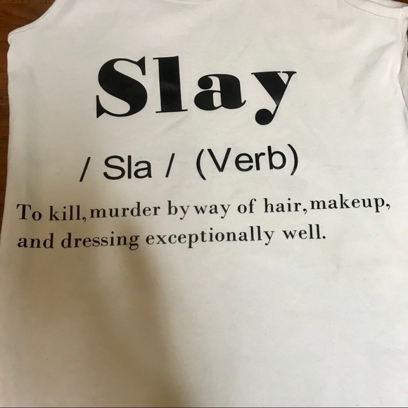 NWOT Slay Definition Tank Top - Picture 2 of 2